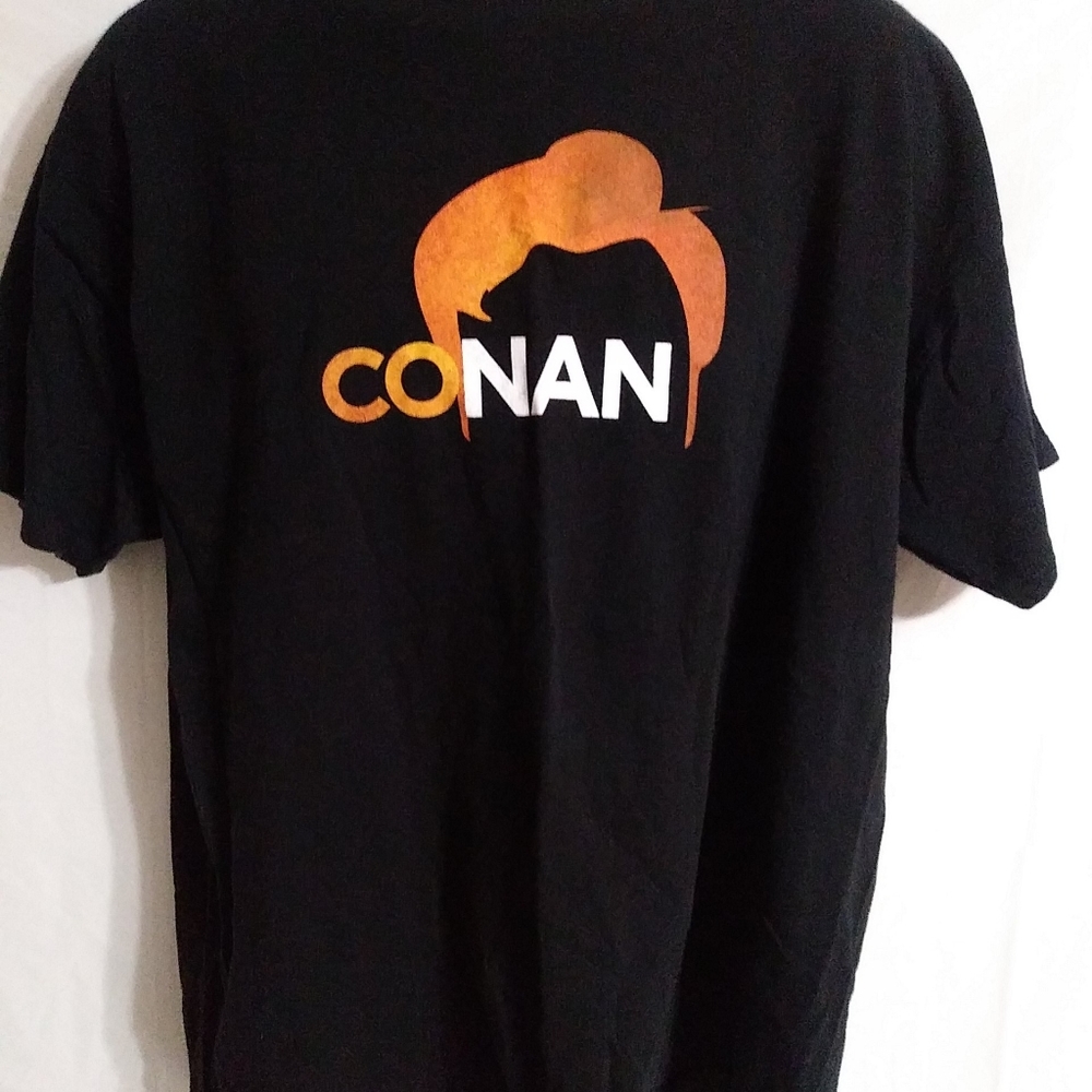 Conan O'Brian TV Talk Show Comedy Black T-Shirt